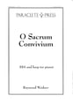 O Sacrum Convivium SSA choral sheet music cover